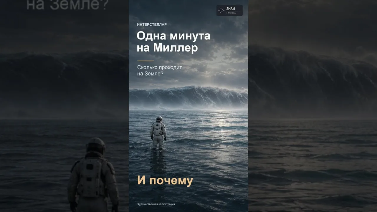 Минута на планете Миллер из «Интерстеллара»