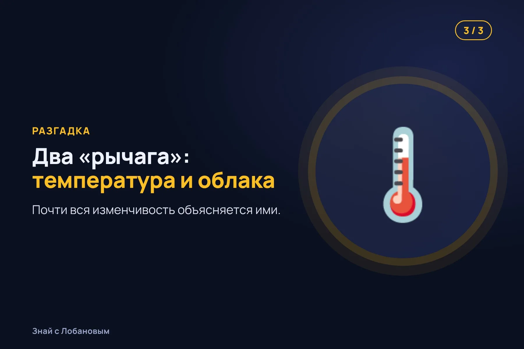 1. SIMP 0136 вращается, и к нам поворачиваются разные участки атмосферы. Иллюстрация: «Знай с Лобановым» по данным Astronomy & Astrophysics, условно · 2. Яркость в разных цветах чуть меняется — это и есть «сигнал погоды». Иллюстрация: «Знай с Лобановым» по данным Astronomy & Astrophysics, условно · 3. Почти всё объясняют два «рычага»: температура и высота облаков. Иллюстрация: «Знай с Лобановым» по данным Astronomy & Astrophysics, условно — 3 из 3